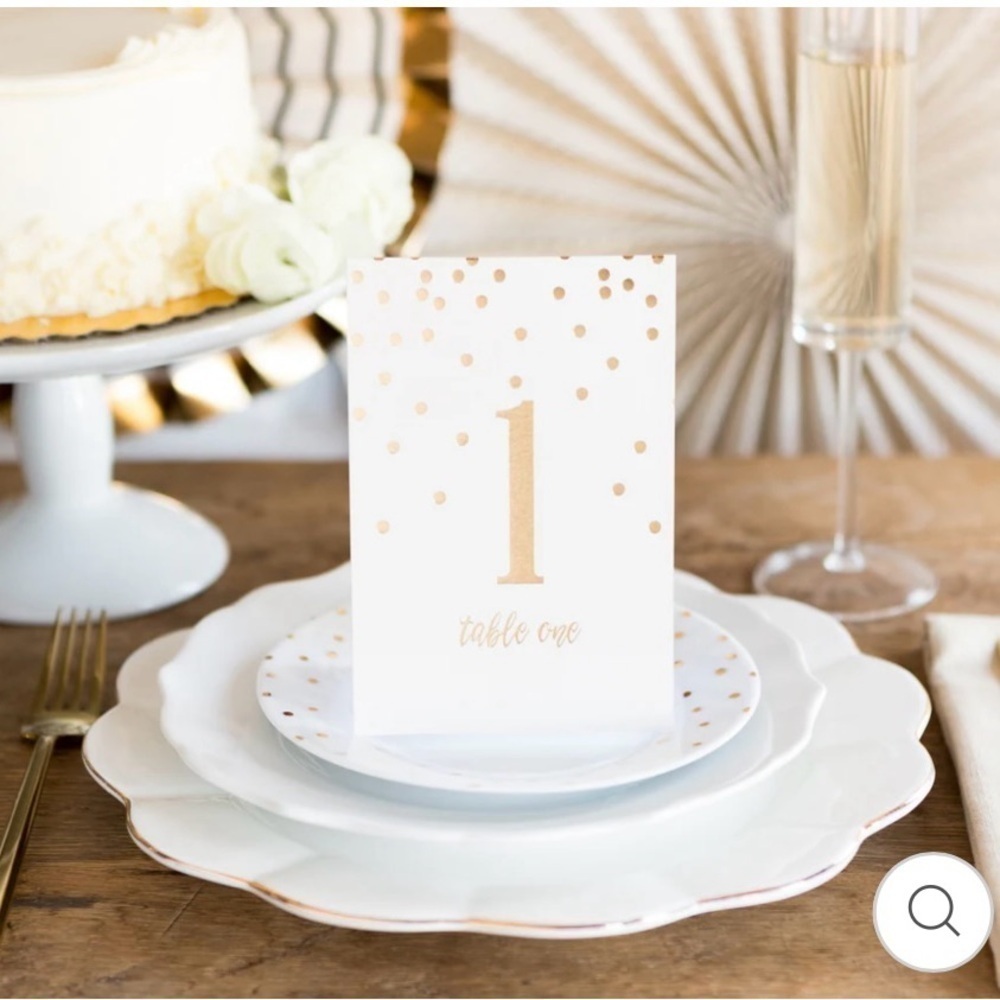Gold and White Party Invitation Cards with Elegant Design